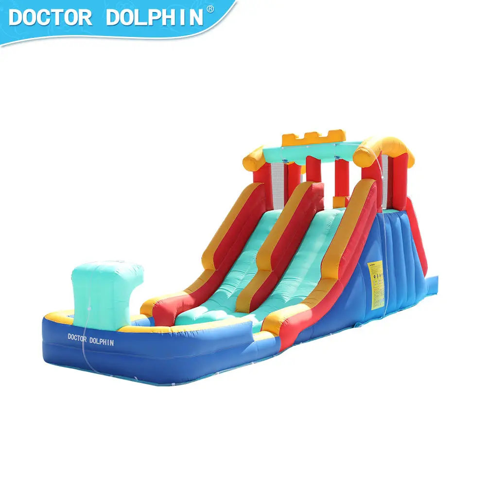 Family kids party games pool slide toys inflatable jumping castle inflatable bouncy castle with water slide