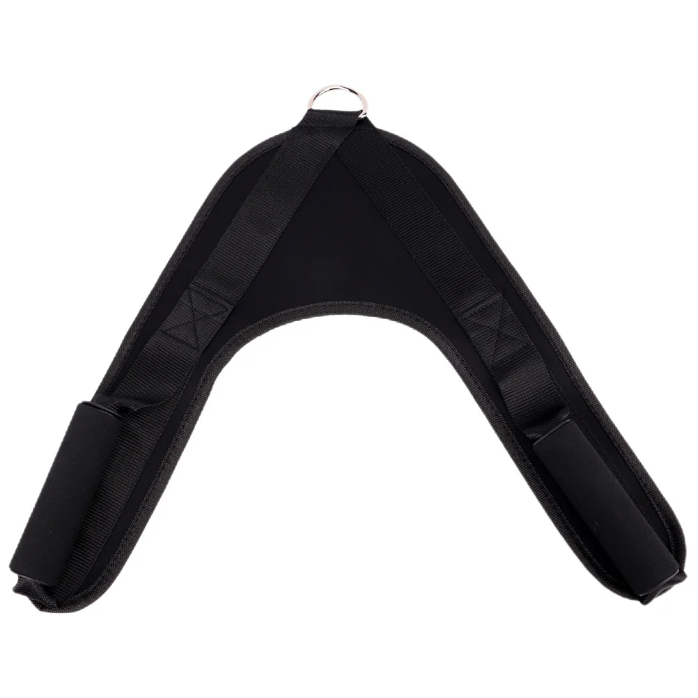 

Black Abdominal Workout Strap Durable PVC Nylon Core Training Harness Abdominal Muscle Exercise Fitness Equipment