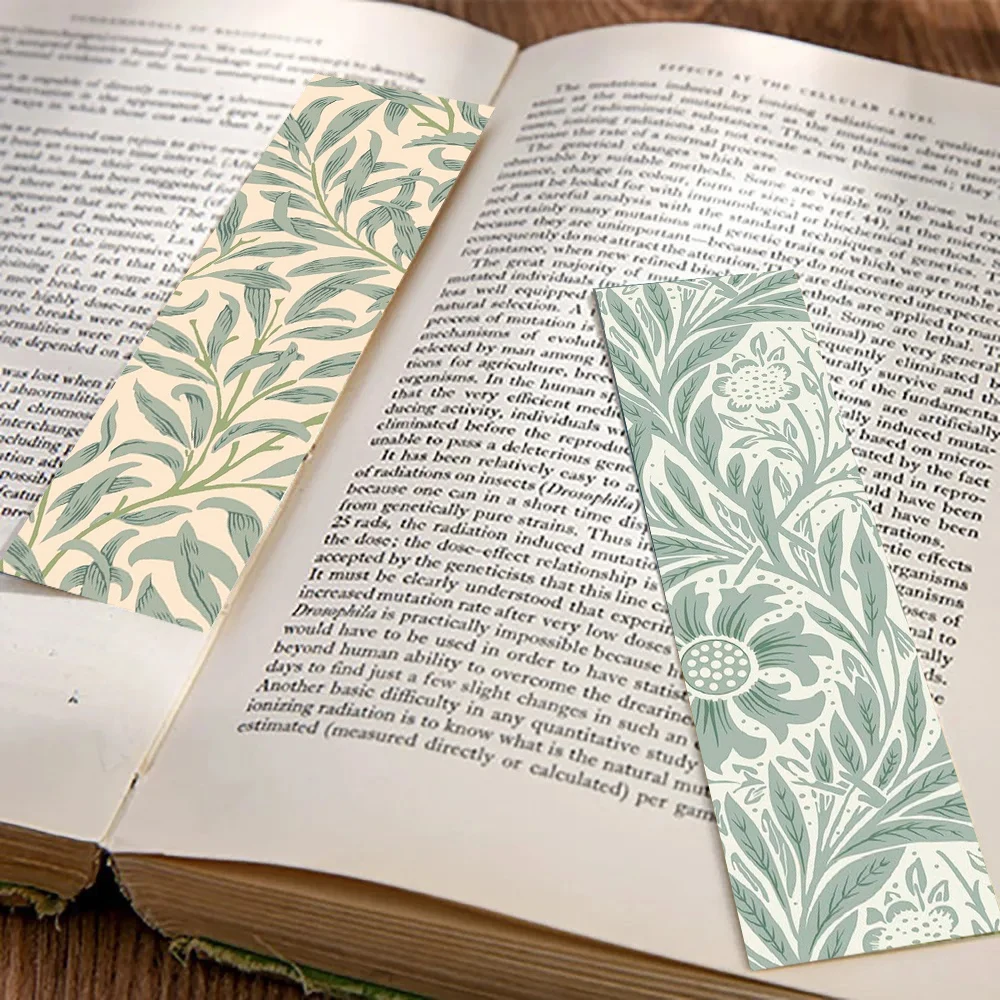 30PCS Maurice Flowers Bookmarks Nostalgia Cartoon Laptop Retro Gift Creative Stationery Living Room Unique Cartoon Bookmarks ﻿