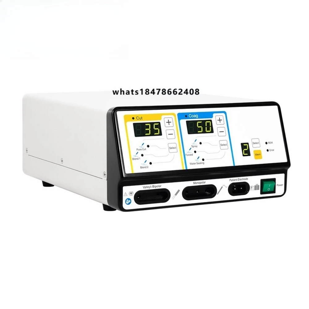 Pet clinic electrosurgical instrument, veterinary diathermy therapeutic instrument with return electrode monitoring function,