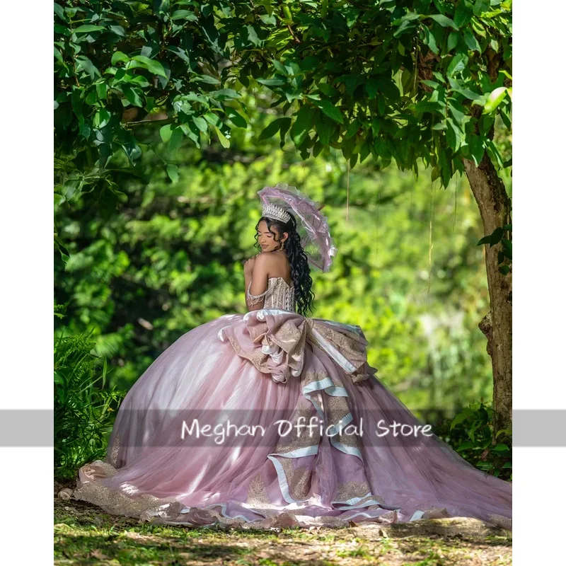 Robe De bal pour mariée 2 en 1, avec gros nœud détachable, robes De fête d'anniversaire, grande taille, personnalisées