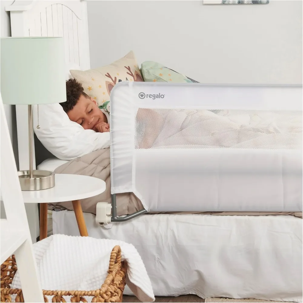 54-дюймовый удлиненный поручень для кровати с усиленной системой безопасности с якорем для надежного сна