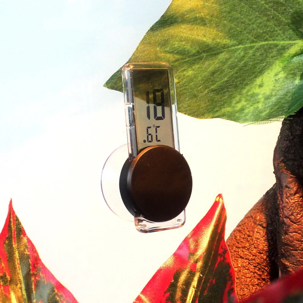 

Accurate Wet Thermometer for Reptile Box Turtle Lizard Box Plastic Waterproof Stylish Temperature Measuring Tool