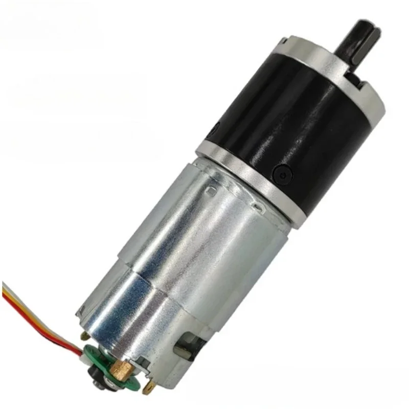 24V DC Gear Motor with Encoder High‑Torque Reversible Variable Speed Reduction Drive Motor DIY Robot Mechanical Equipment Part
