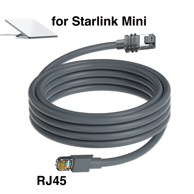 

Ethernet Cable for Starlink Mini to RJ45 Replacement Waterproof Cord for Star Link Mini Dish Portable Network Computer To Router