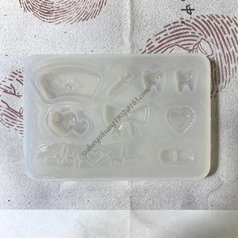 

Q6RB Сердечный лук начинки для начинки для эпоксидной смолы DIY