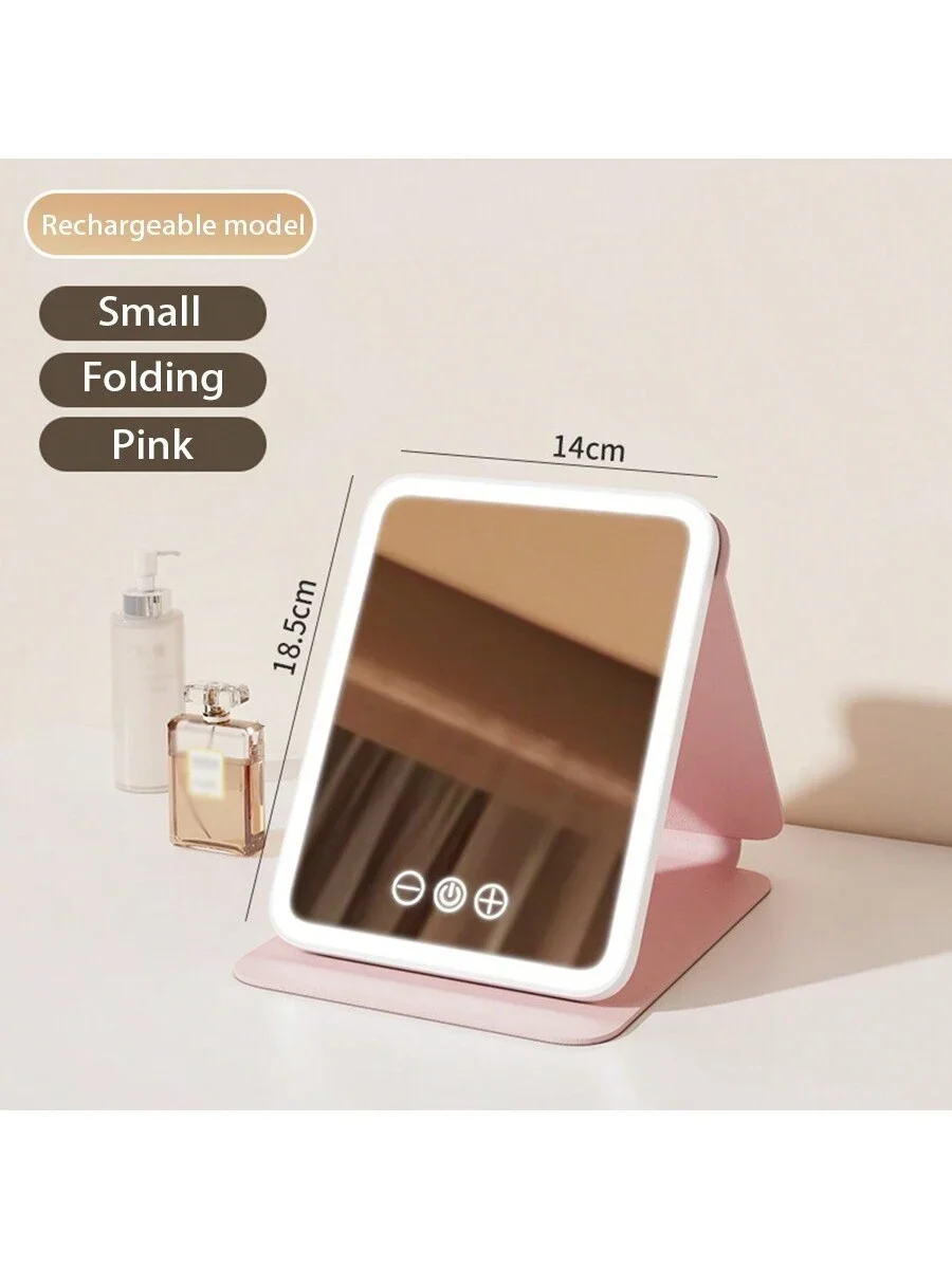 Makeup Mirror With Three Types Of LED Lighting, Five Brightness Levels