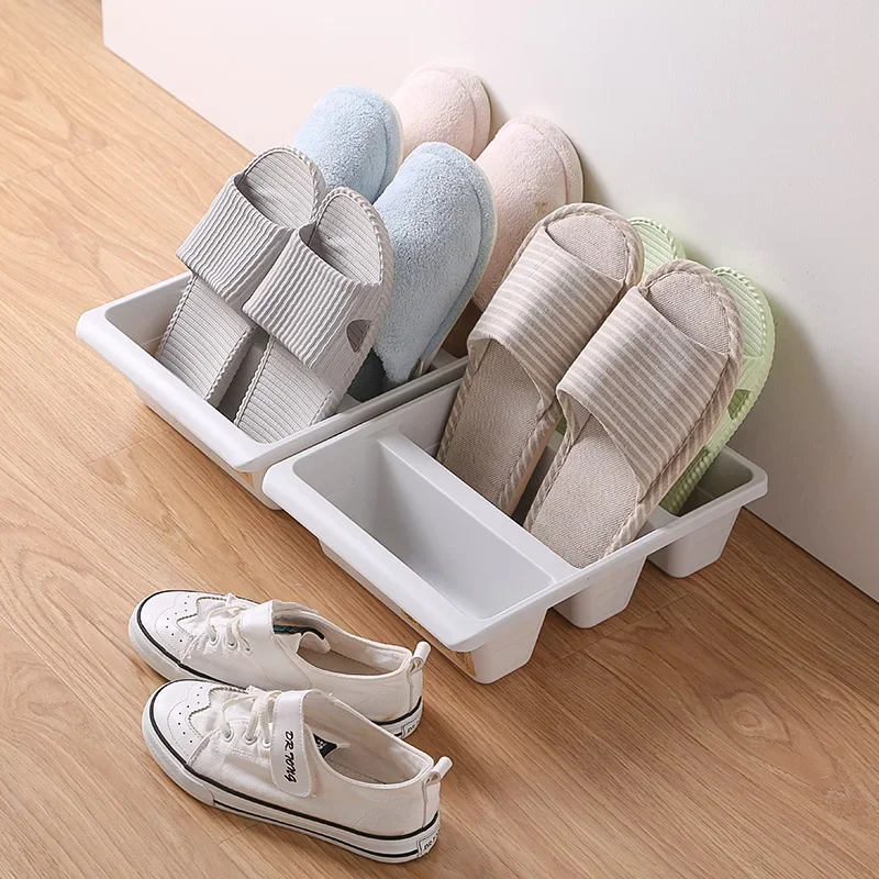 Espace maison chaussures stockage Simple moderne style nordique vertical économie pantoufles support