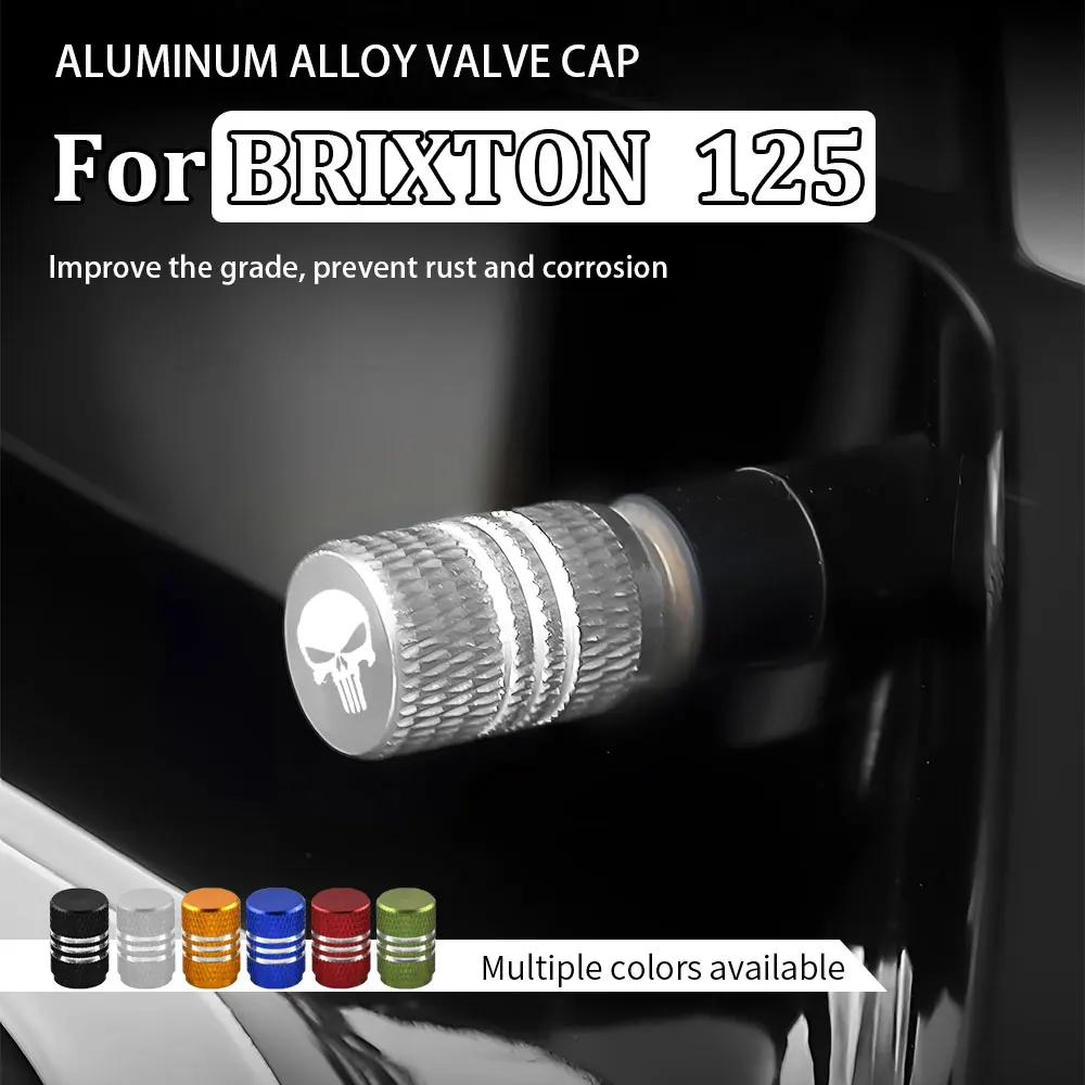 

Motorcycle Tire Valve Cover Aluminum Alloy Dustproof Caps for BRIXTON 125 Accessories Felsberg Crossfire BX 125XS LC 500X C1002V