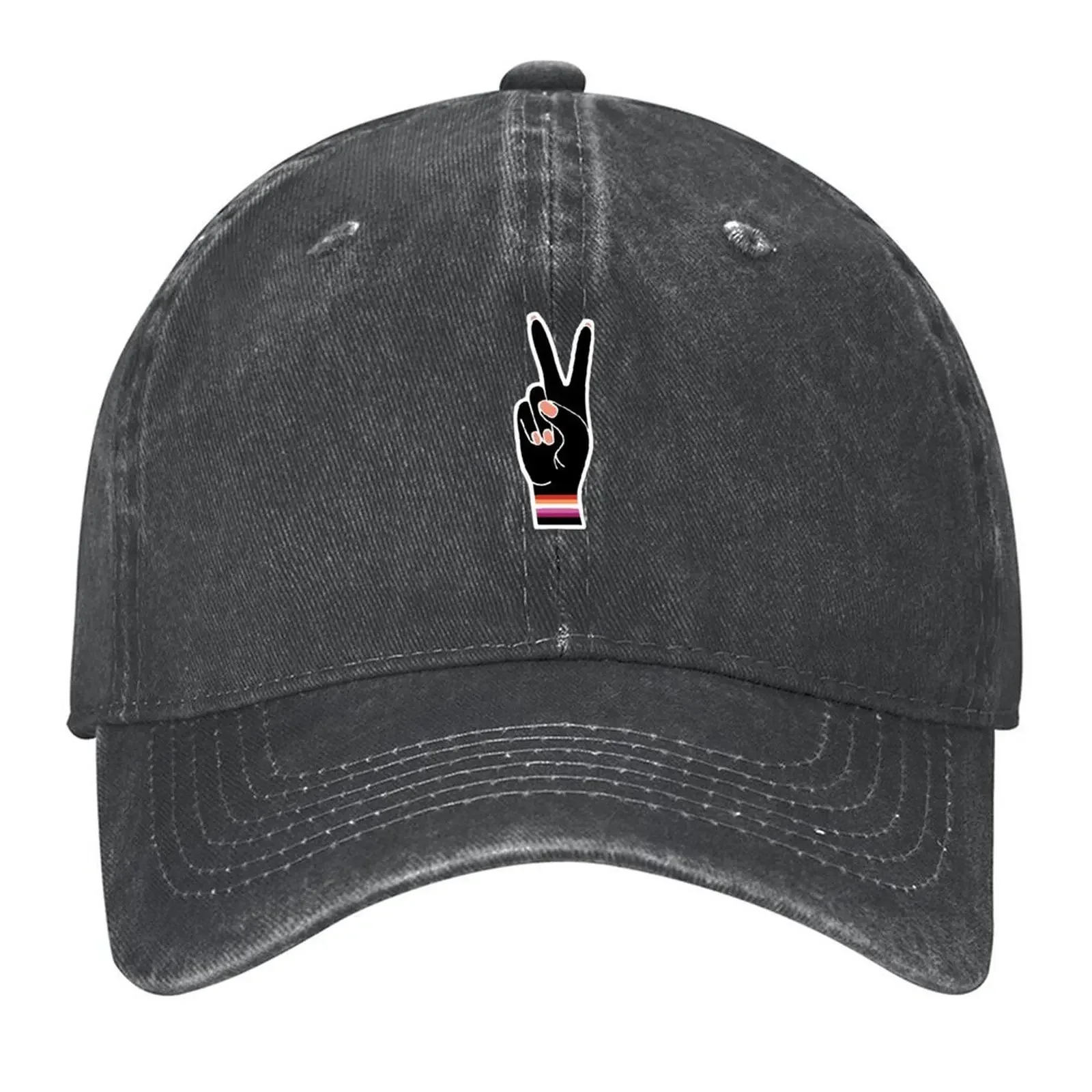 New Peace sign-sapphic (BDE SKDC) Baseball Cap Military Tactical Cap New In The Hat Golf birthday Men Caps Women's