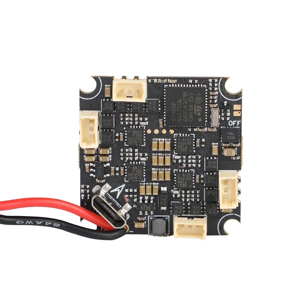 T-Motor F411 Aio 1S 6A Elrs Vtx Bluejay Bluejay Aio Flight Controller for Small Whoops and Toothpick Quads