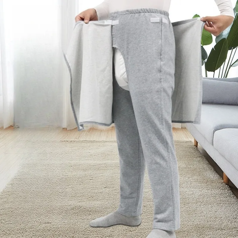 Elderly Incontinence Open Back Diaper Pants for Bedridden Patients Easy Access Design