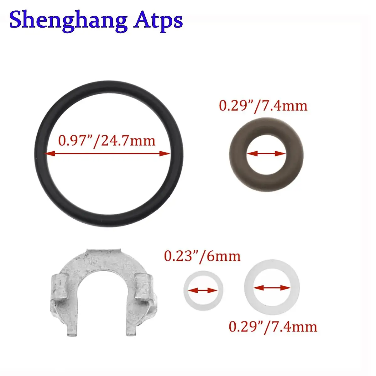 03C198149 For 03C906036M Injector Repair Gasket Kit O-Ring For Audi A1 A3 VW Jetta Polo Tiguan Golf Seat Ibiza 1.4L