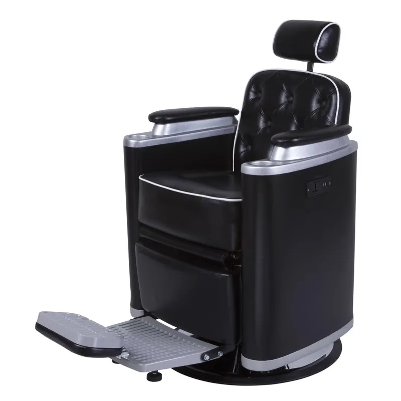 Electric barber chair can be put down hair dye chair hair care salon beauty salon chair.