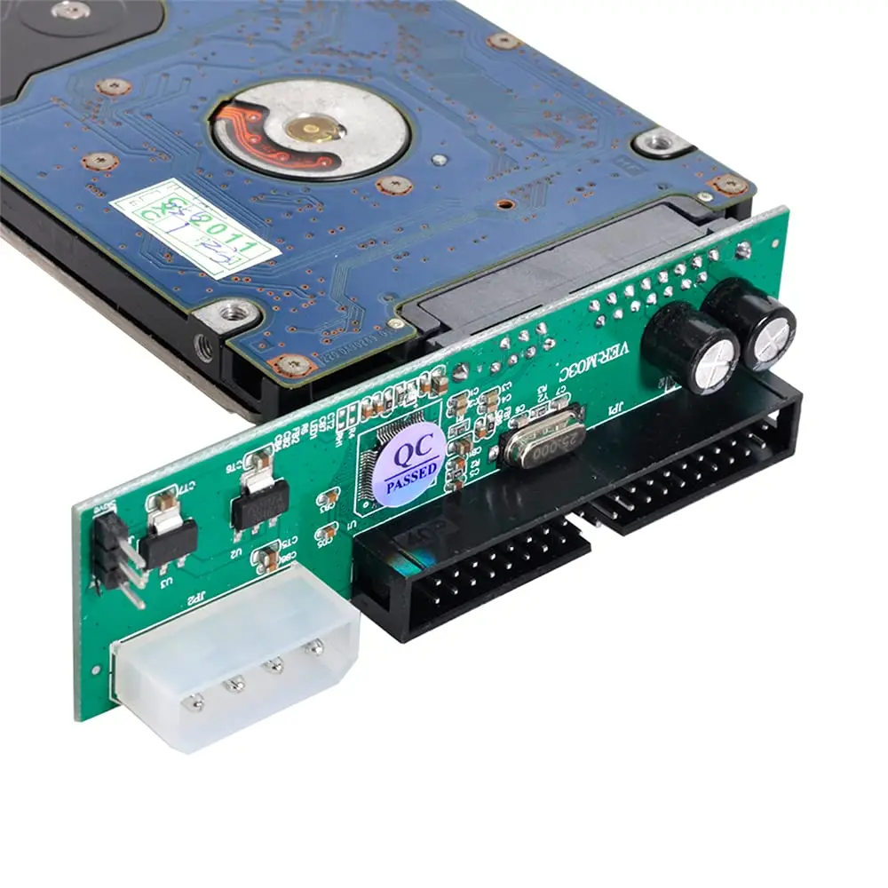 Sata to IDE Adapter Converter 2.5 Sata Female to 3.5 inch IDE Male 40 pin port 1.5Gbs Support ATA 133 100 HDD CD DVD Serial