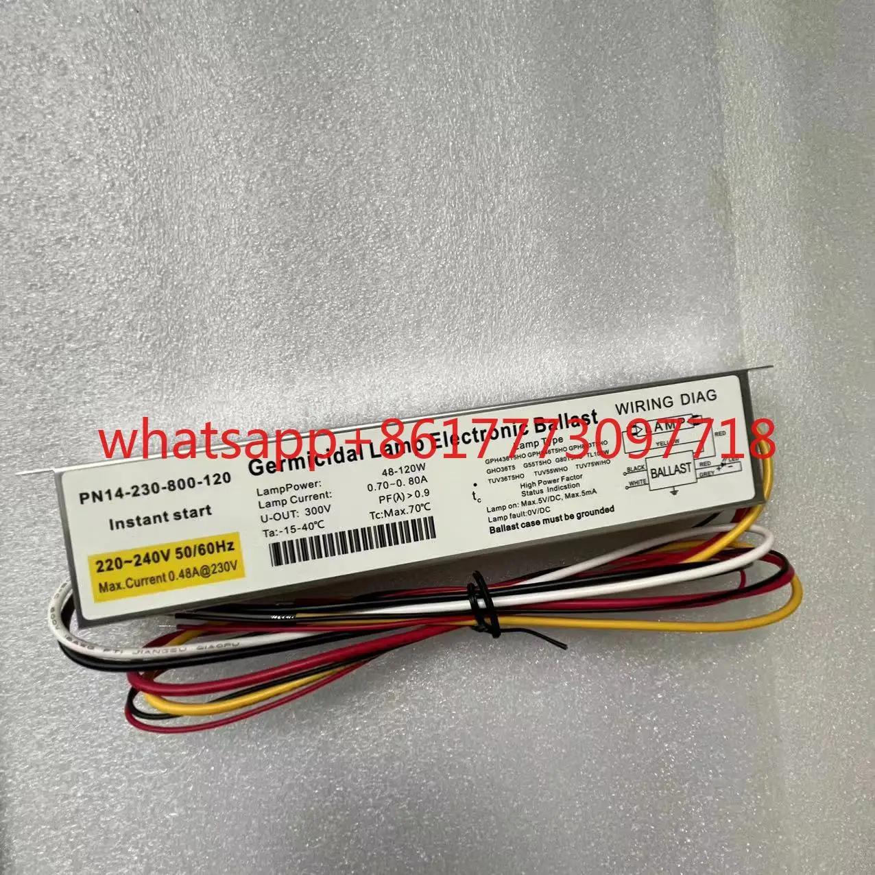 

Прямая поставка от производителя PN14-230-800-100 лампа электронного балласта PN14-230-800-120