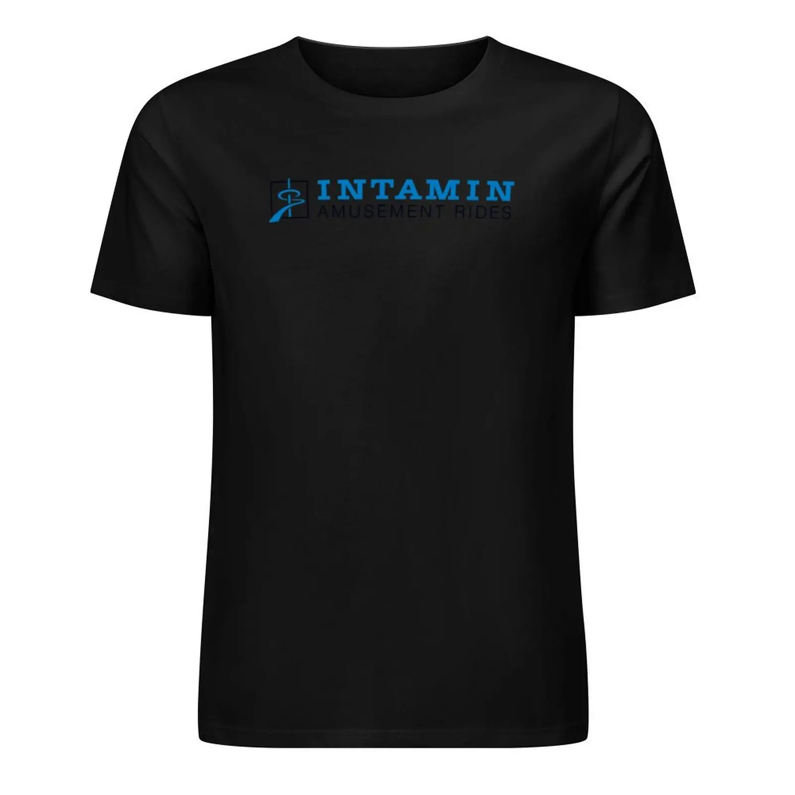 

Intamin amusement rides logo T-Shirt summer tops custom t shirt black t shirts for men