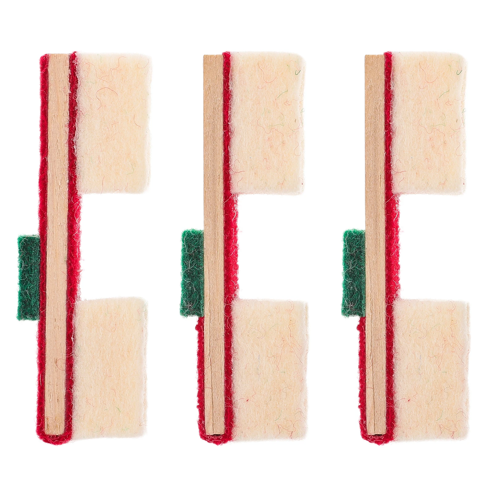 

3Pcs Piano Silencers Unique Material Fine Workmanship Professional Accessory Parts