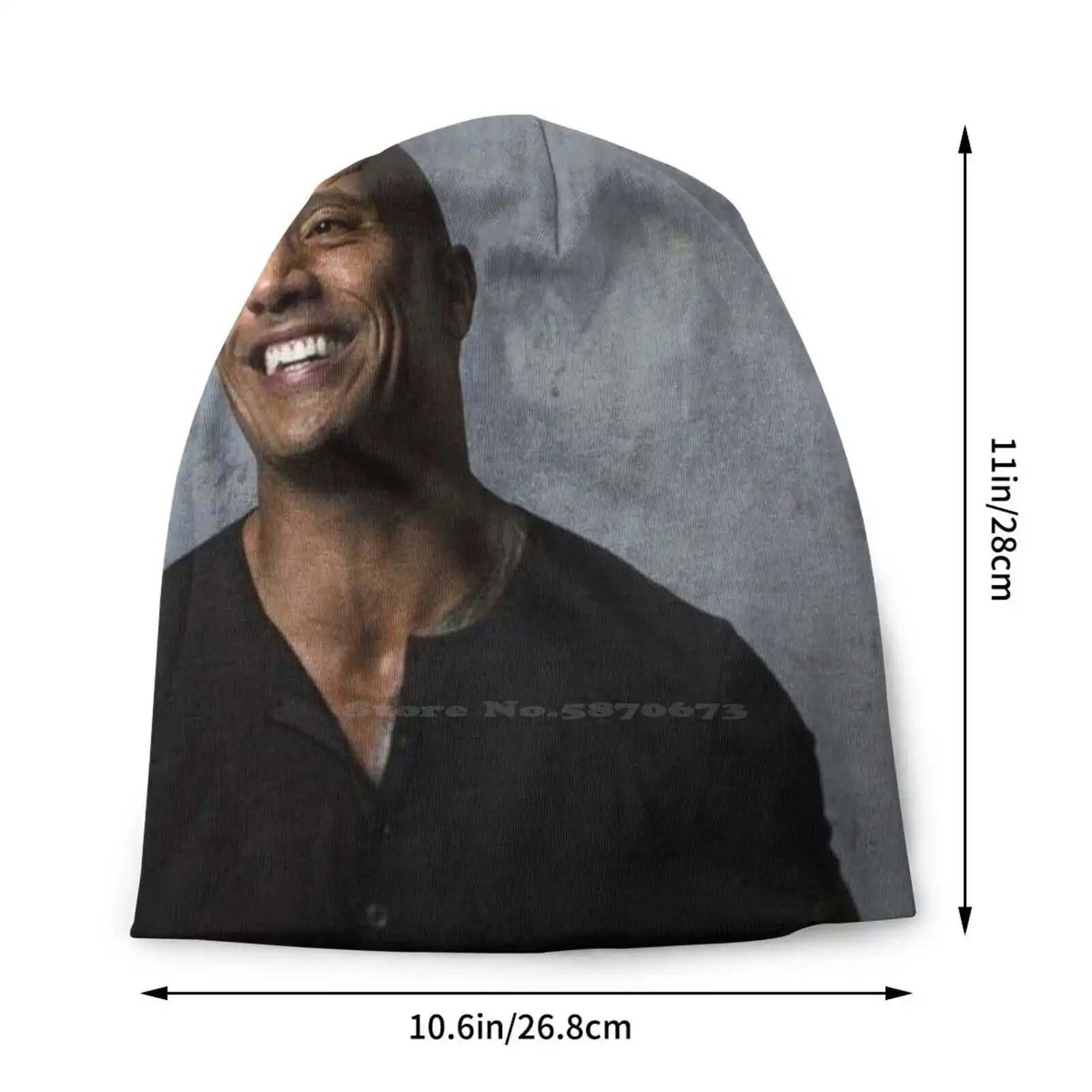 Dwayne Johnson Knitted Hat Warm Beanie Outdoor Caps Dwayne Johnson The Actor