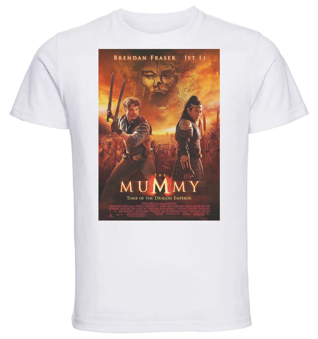 T-shirt Unisex - White - Playbill Film - The Mummy 3