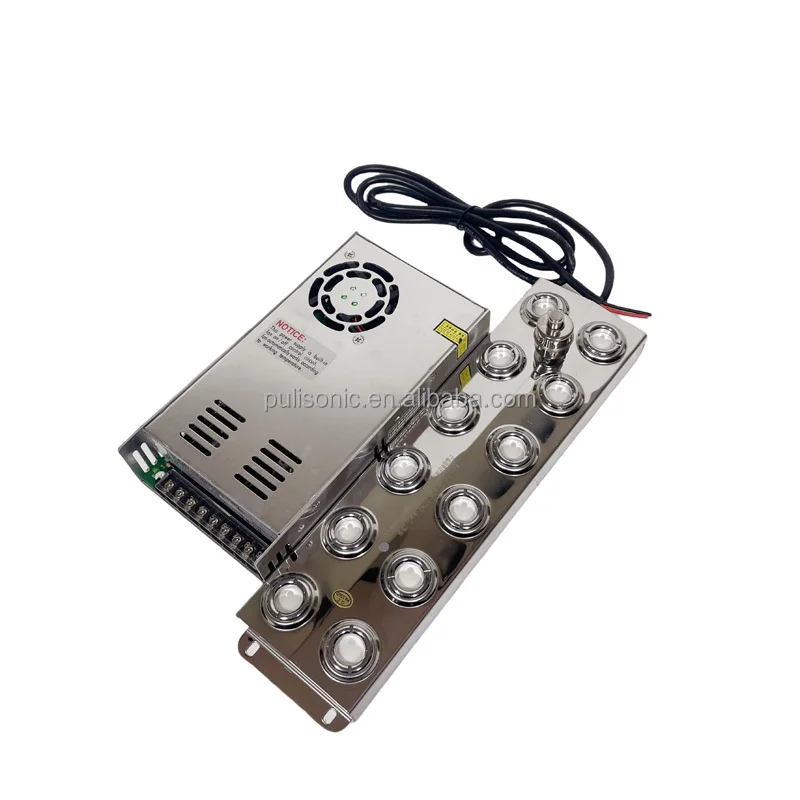 China Factory 7L/Hr 10 Head Ultrasonic Humidifier Spare Parts Stainless Steel Housing Mist Maker for Mushroom Growing