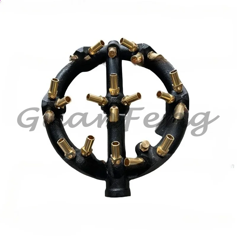 23 Mouth Fighting Hot Gas Fierce Fire Core, Natural Wind Stove Head, Commercial Gas Stove Accessories