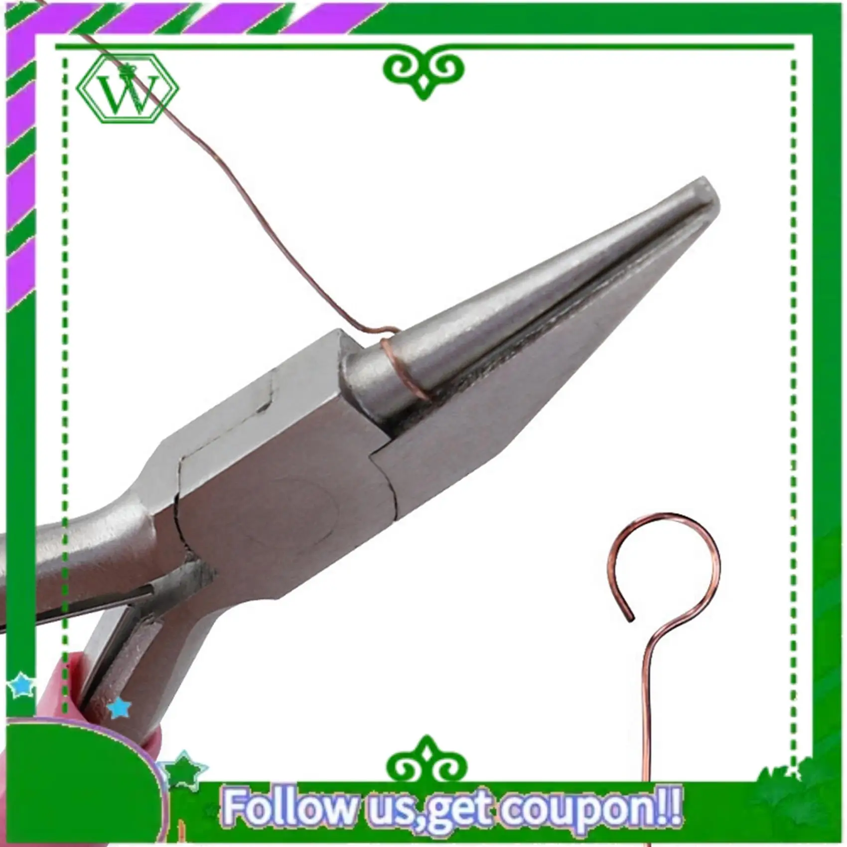 

Latest-3X Round Concave Plier Wire Looping Plier Mini Precision Plier Wire Bending Tools For DIY Jewelry Making Hobby Projects