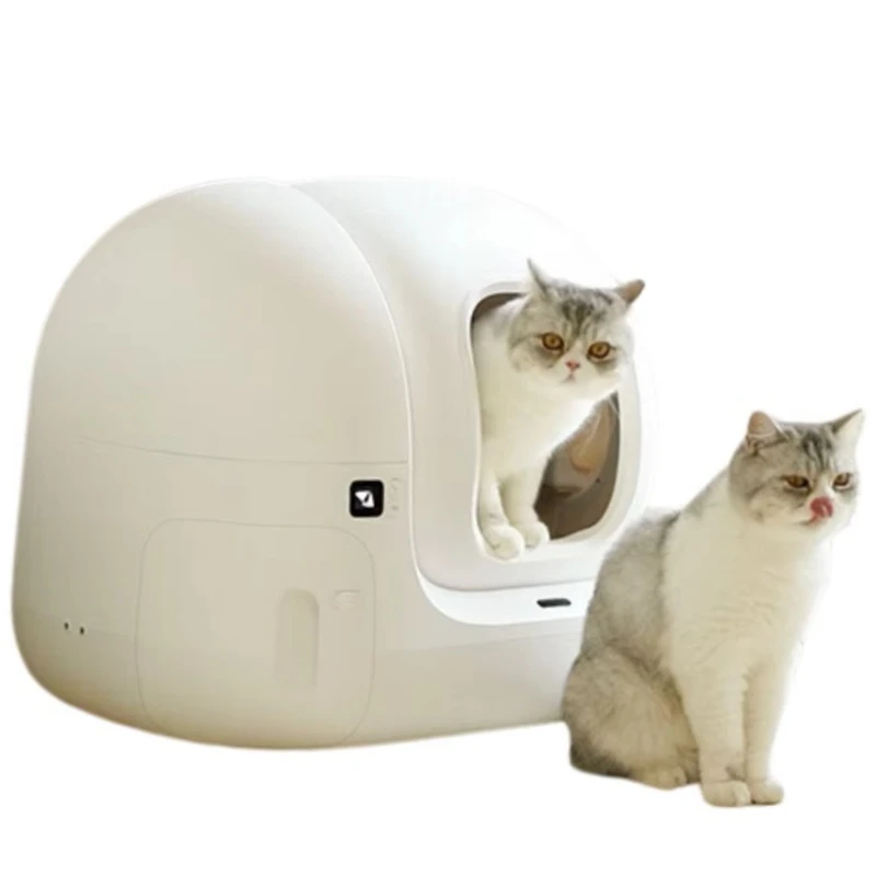 Automatic 76L Cat Litter Box App Control Smart Self Cleaning Cat Litter Box