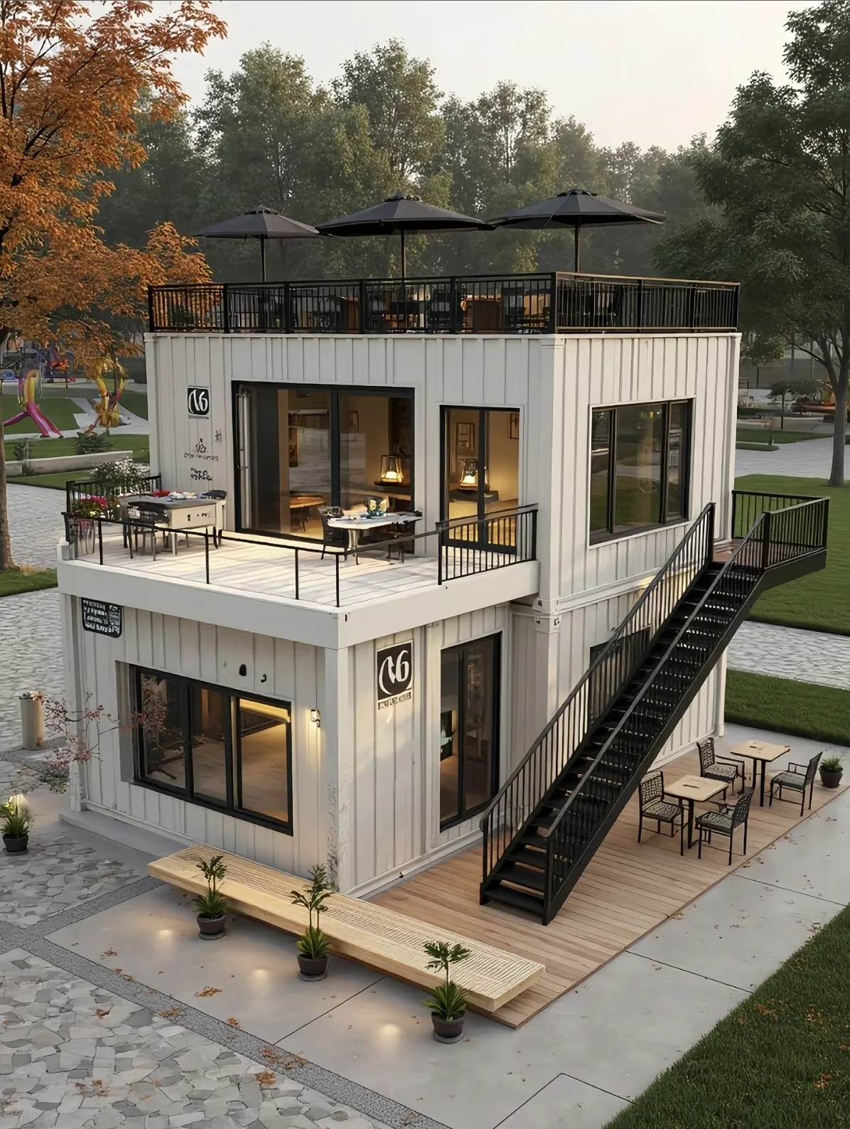 Fast Assembly SellingIdeal Reliable Prefabricated House 4-Bedroom Home Container House for Housing and Living Projects