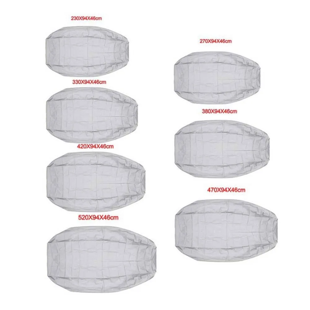 Camping Gear Water Sports Equipment 330X94X46cm Inflatable Boat Cover Reinforced for edges Boat Cover Easy To Clean