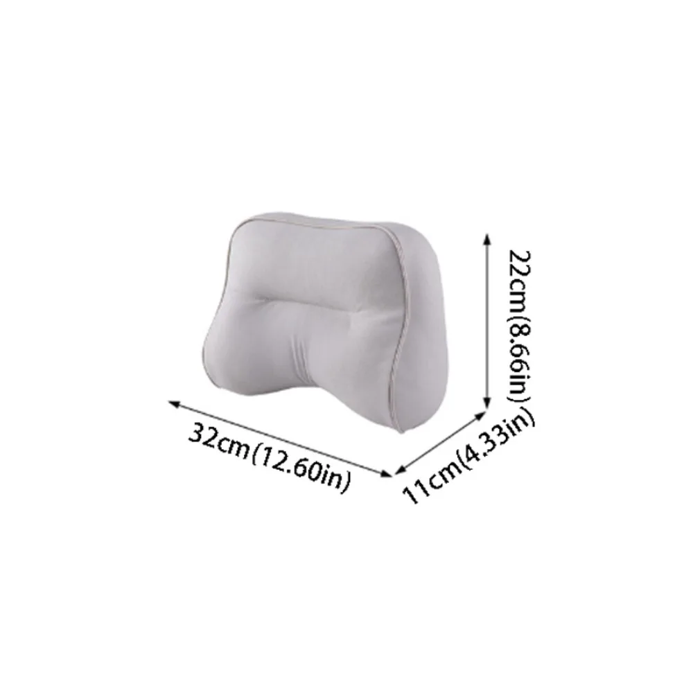 

Superfine Mohair Plush Car Headrest Lumbar Support All Seasons Universal Fit Driver's Headrest Support Seasonally Versatile