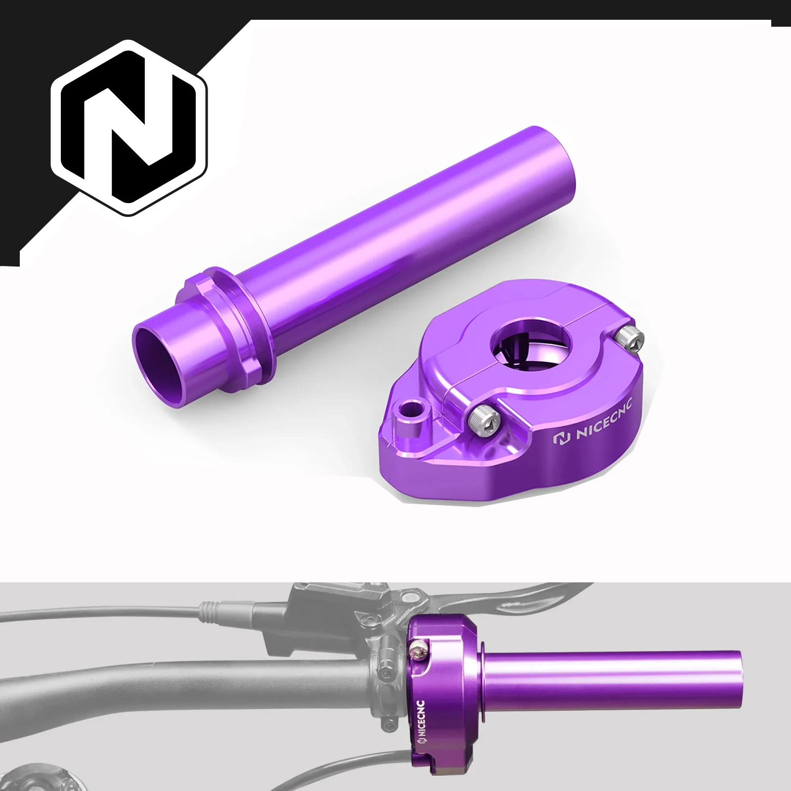 

NICECNC For Surron light bee X S L1E 2024 Electric Bike Sur ron Parts For Segway X160 X260 Accessories Throttle Housing and Tube