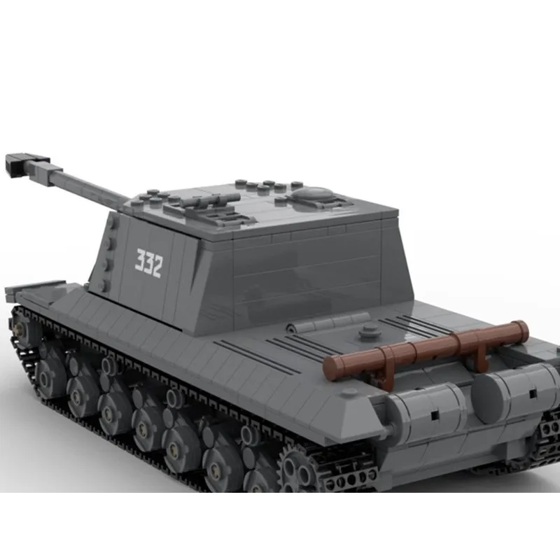 WW2 Building Bricks Military Weapon Model 268 Tank Destroyer Technology Modular Blocks Gifts Toys For Kids DIY Sets Assembly