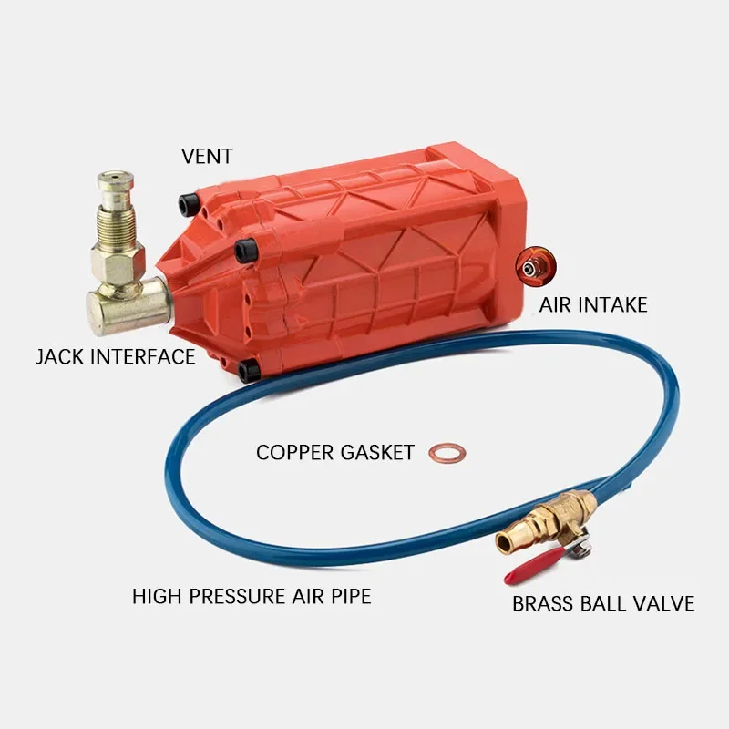 50T industrial grade pneumatic jack booster booster pump hydraulic vertical conversion workshop auxiliary tool