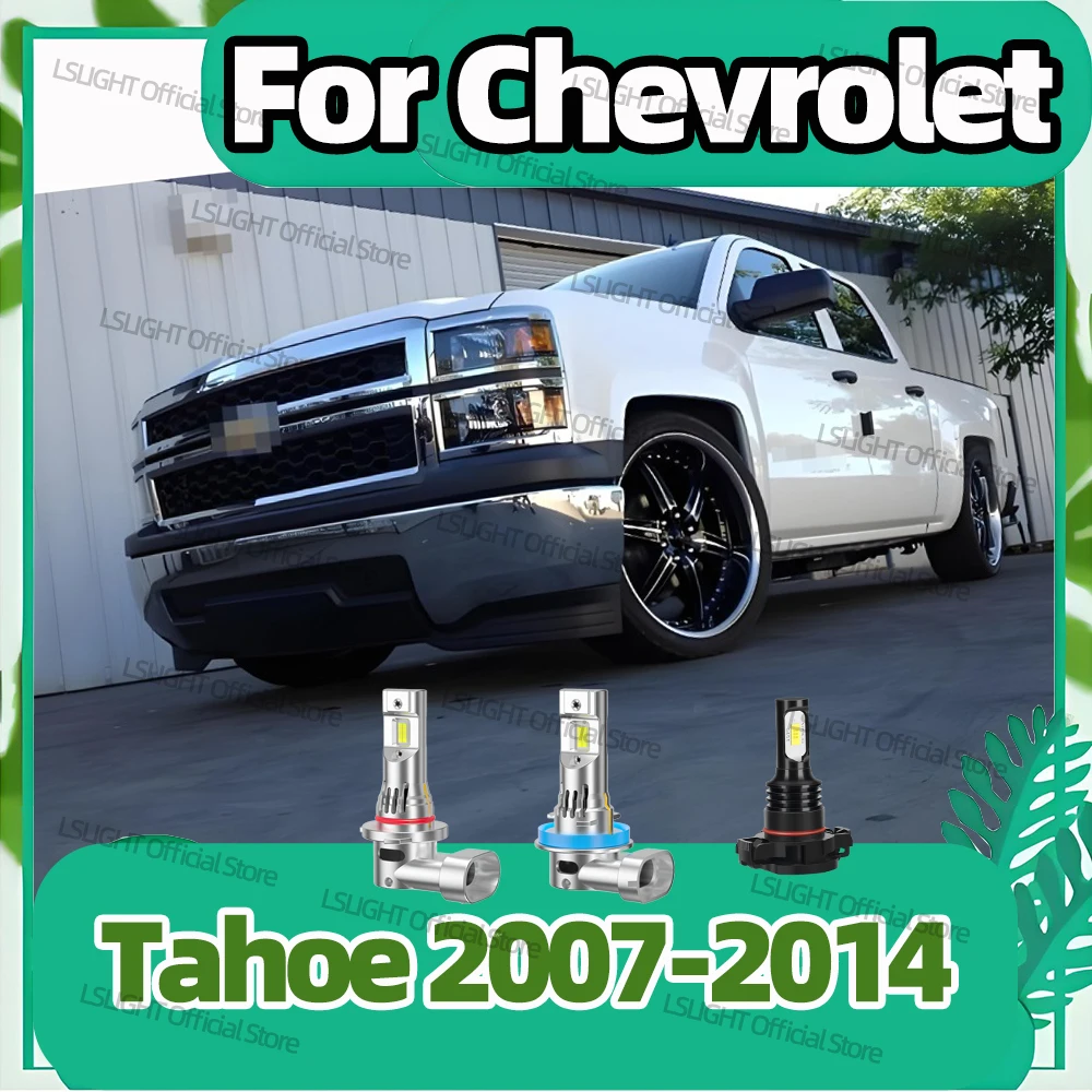 

2/6x супер яркие светодиодные фары 6000K противотуманные фары для Chevy Tahoe 2007 2008 2009 2010 2011 2012 2013 2014 автомобильные фары 3570 CSP