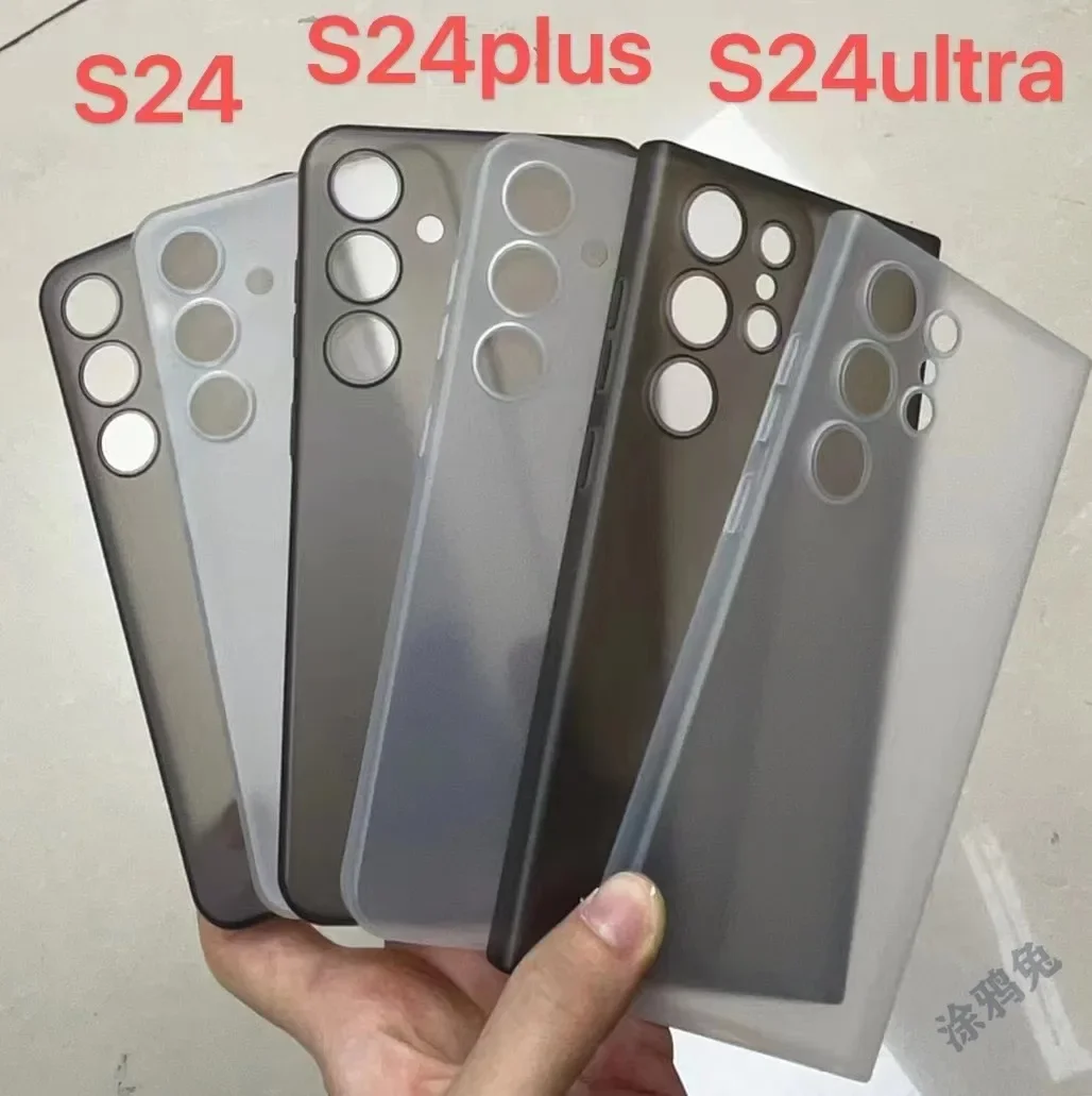 KZDOO Carbon tpu pp Carbon fiber texture PP phone Case for Samsung Galaxy S24 s23 Ultra plus Titanium grey Ultra-thin phone case