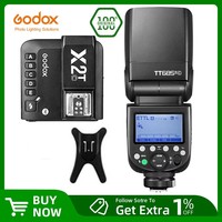 Godox TT685II TTL HSS Camera Flash Speedlite TT685II-C Built-in 2.4G Wireless X System for Canon Nikon Sony Fuji Olympus Camera