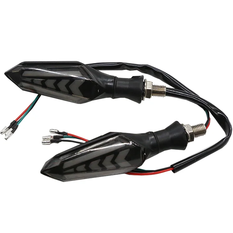48V LED Three Lines  Electric Bike Turn Signals Water Steering Lamp