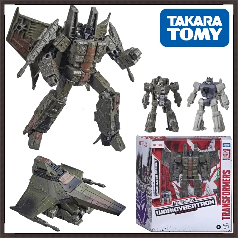 Takara Tomy Transformers Serie G, Netflix, figura de acción coleccionable, Robot de Anime, modelo de coche, regalos para niños