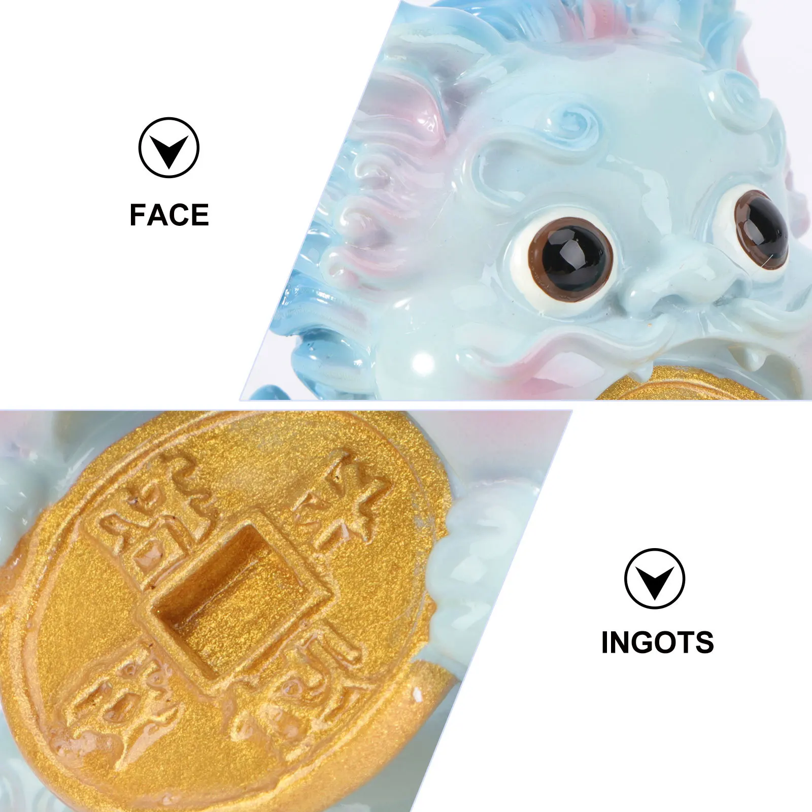 1 قطعة لطيف الكرتون الديكور مادة الراتنج اتقان غرامة مكتب منزلي زخرفة لهدية الثروة الحظ