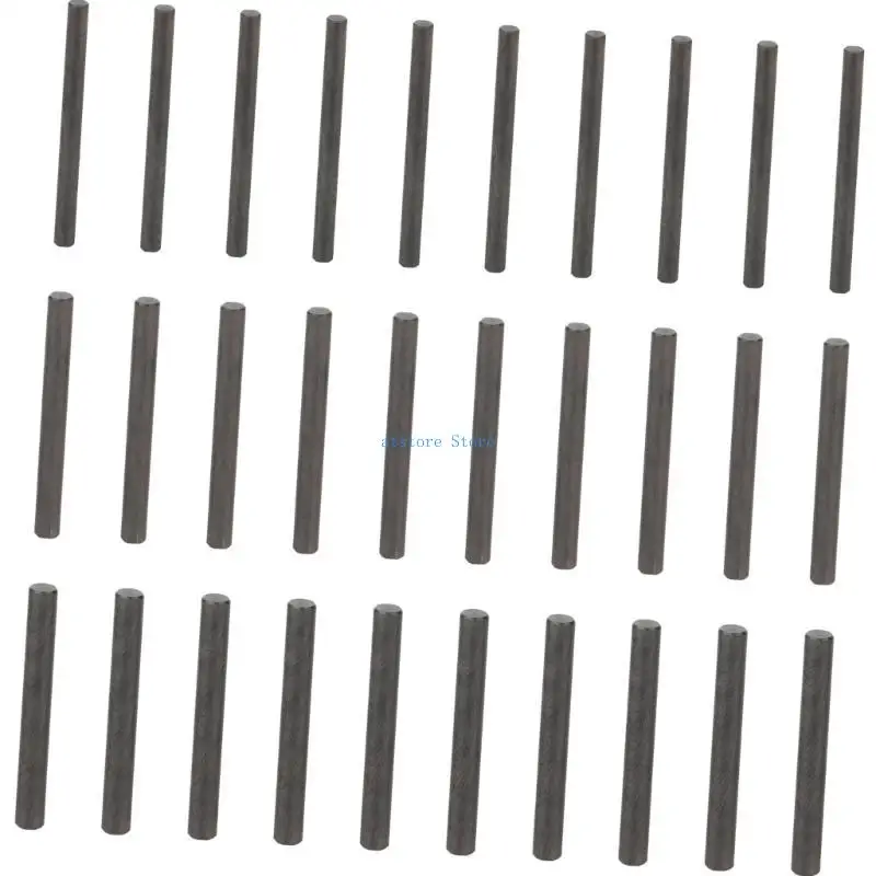 

H37D 30Pcs 8/10/12mm Dowels Furniture Fitting Dowel Pin Hard Grooved Plugs Furniture Woodwork Grooved Fluted Pin