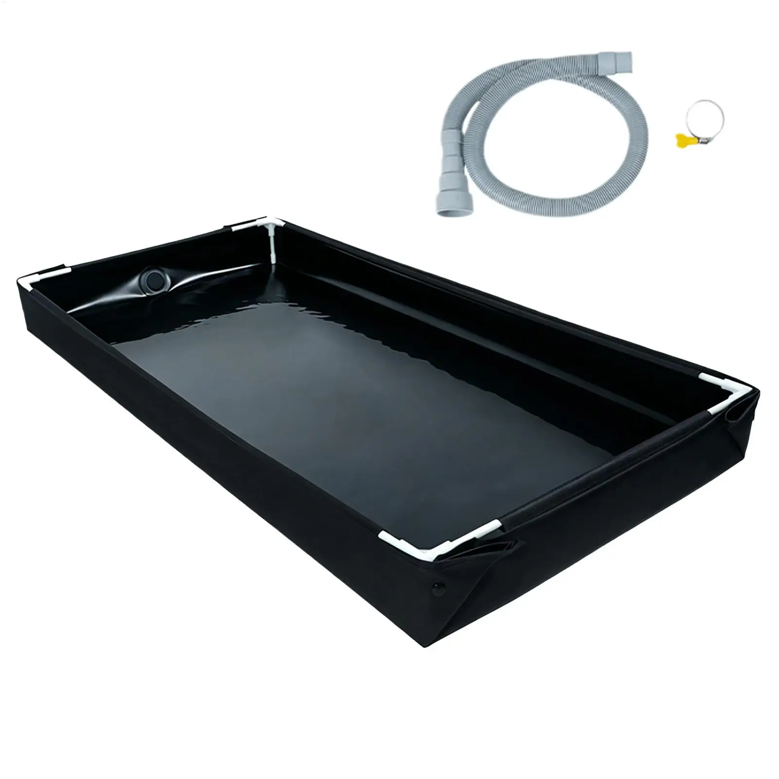 Sandbox for Kids Outdoor Pool with Detachable Drain Pipe Folding Portable Sandbox for Home Camping Rv Indoor Kids Beach Backyard