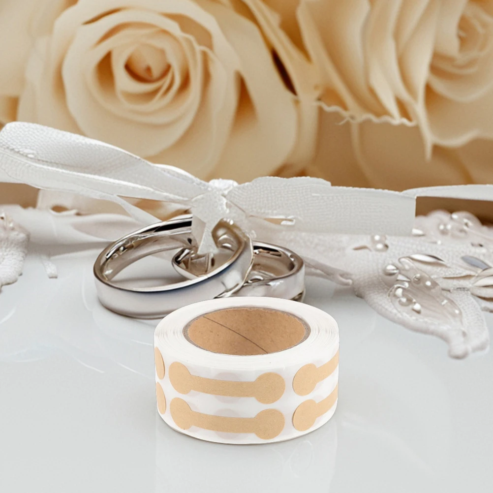 

1pcs Gift Tag Stickers Adhesive Price Label Stickers Jewelry Display Tags Kraft Paper for Rings Necklaces Earrings Watches