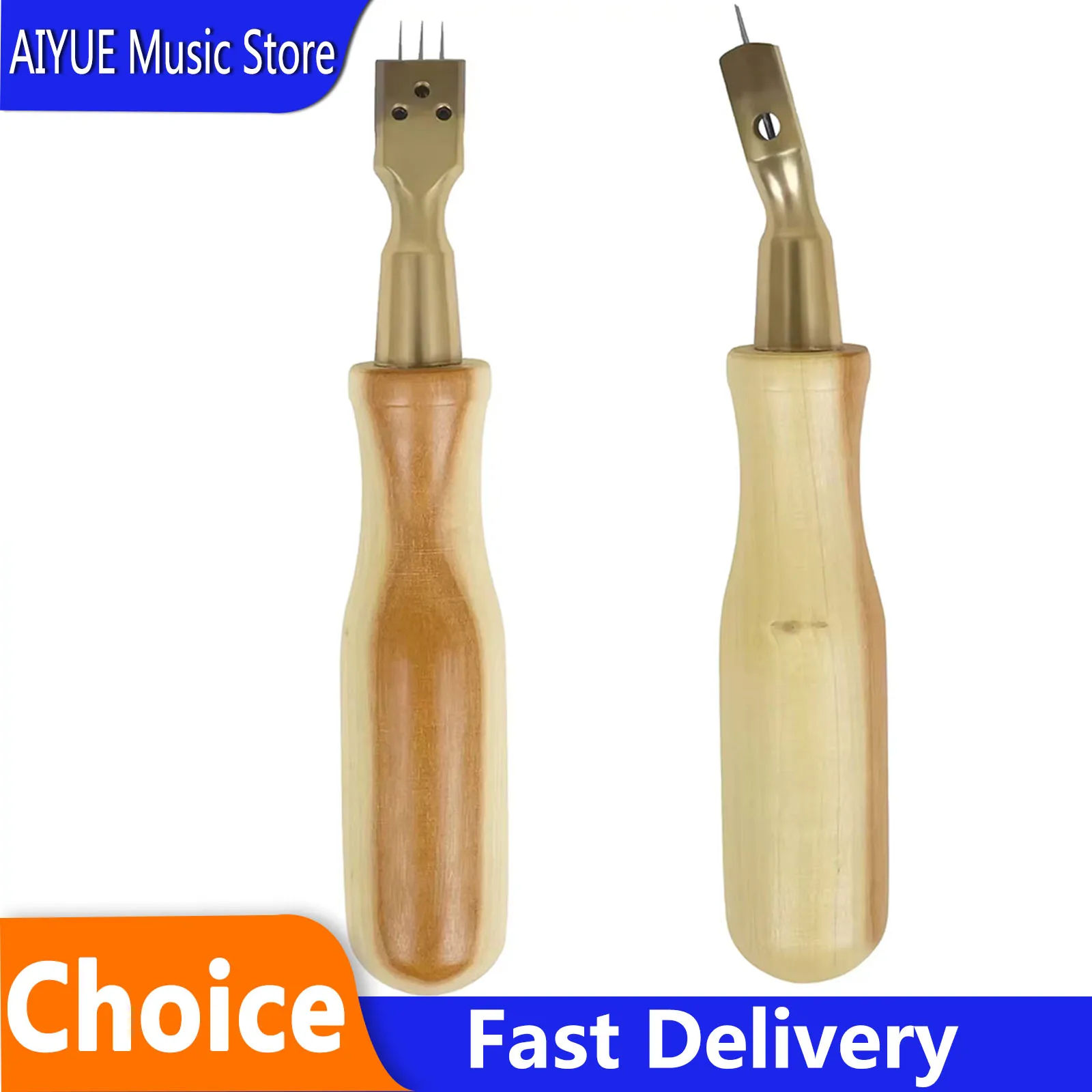 

IRIN Piano Picker Hammer String Tuning Pin with Hardwood Handle Piano Maintenance Tuning Tool Keyboard Instrument Accessory