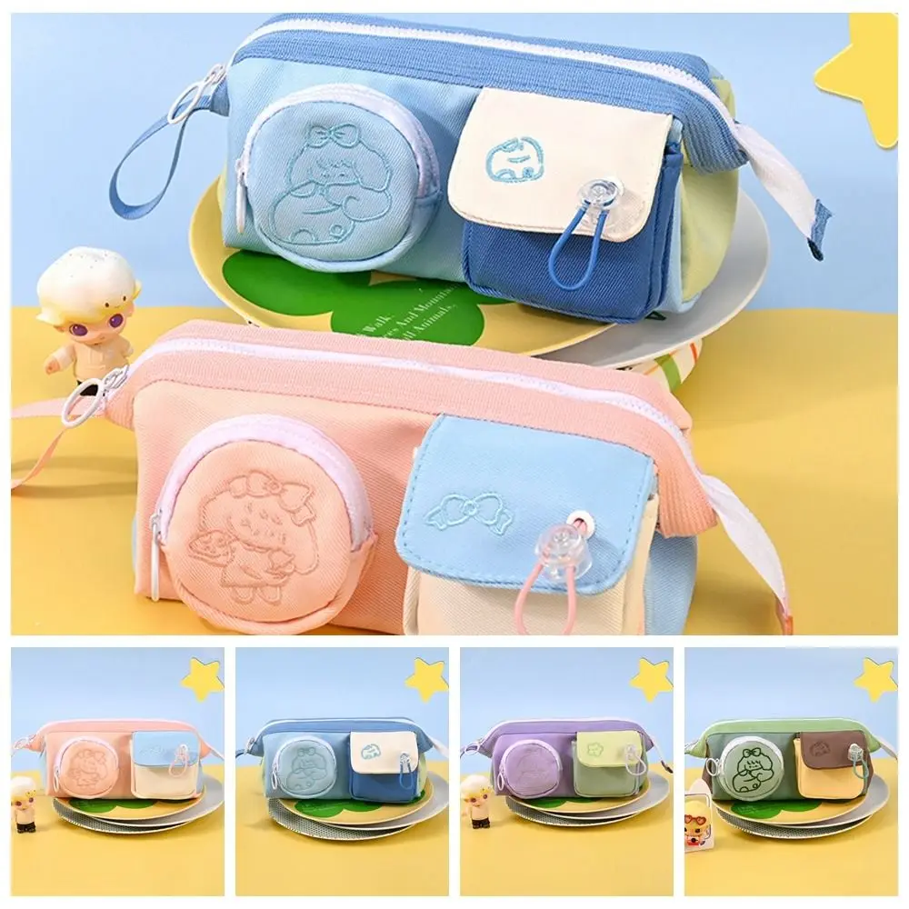 

Portable Cute Pencil Bag Cartoon High-color Pencil Case Multifunctional Large-capacity Stationery Bag Elementary School Students