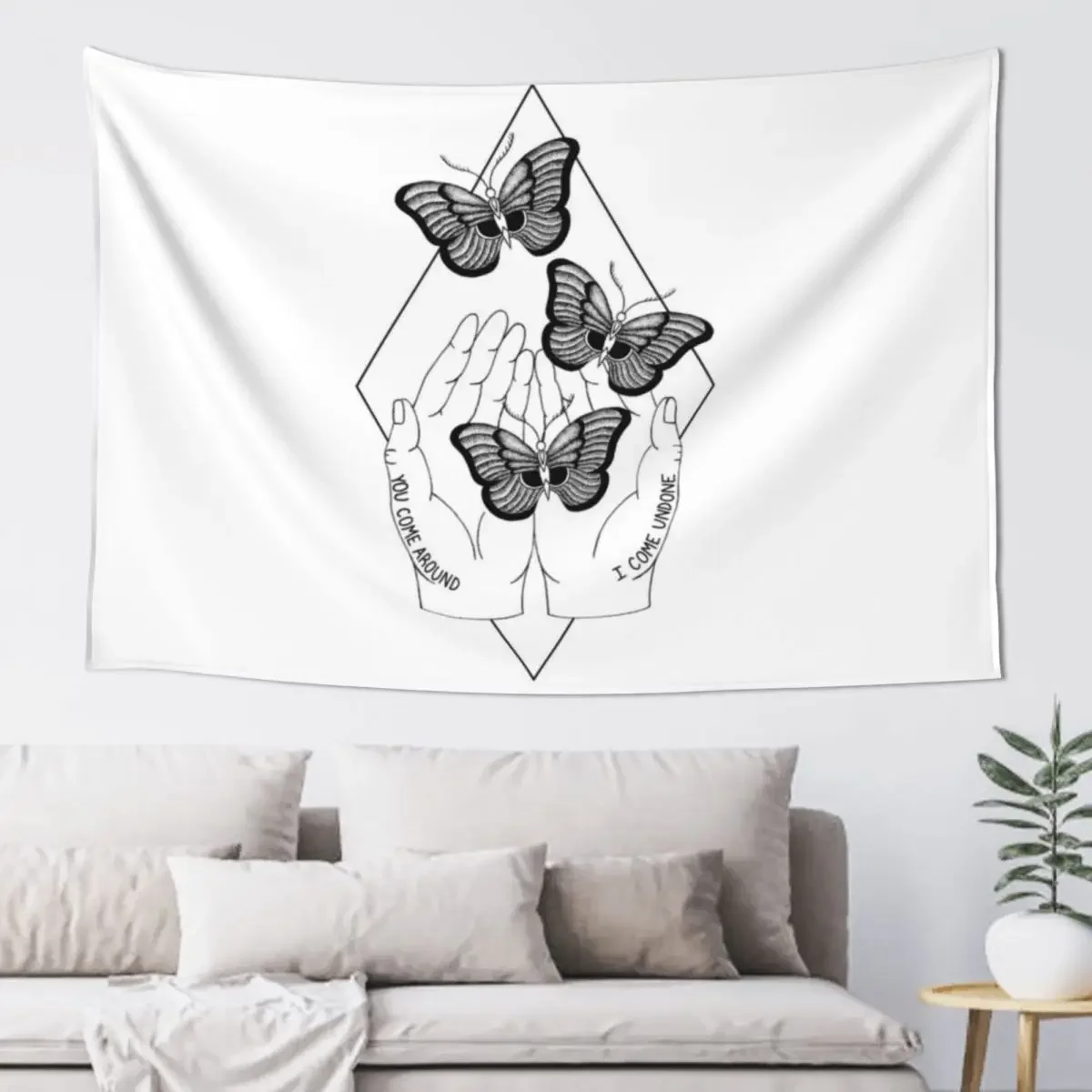 

Come Undone Tapestry Decoration Room Home Decorations Aesthetic Wall Hanging Decor Tapestry