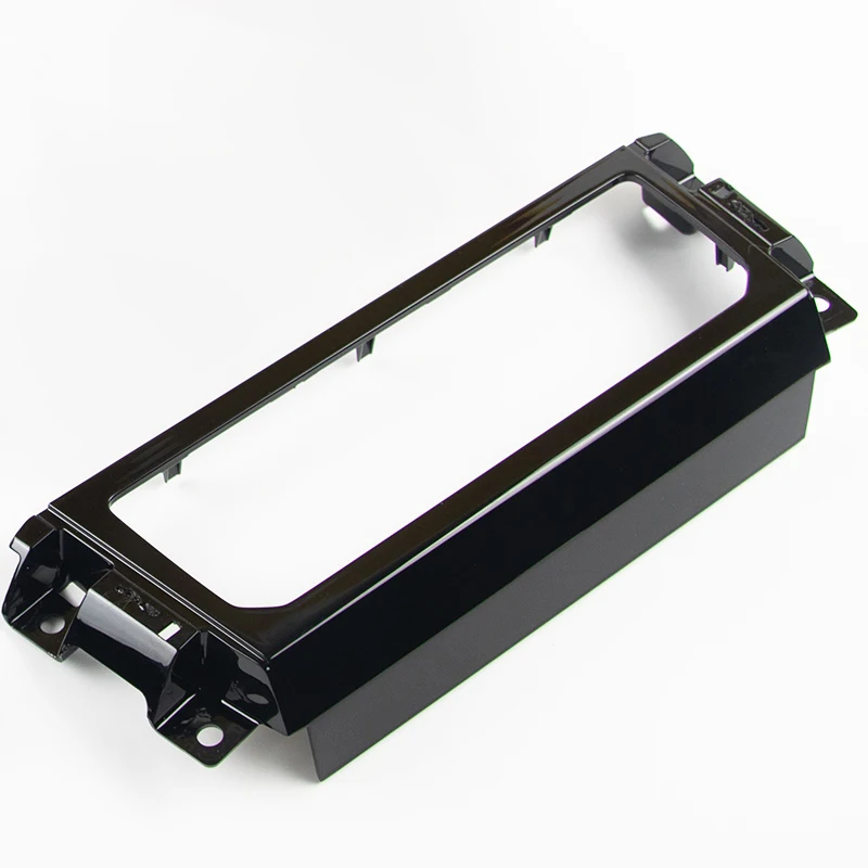 For VW T-roc LCD Touch Screen Air Conditioning Panel Decorative frame Automatic Climate control Piano Black Frame