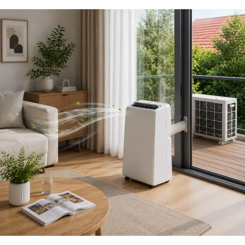 FL Customized 4 in 1DC Inverter Electric Portable Split Air Conditioner for Home & Car Use with Rapid Cooling and Heating