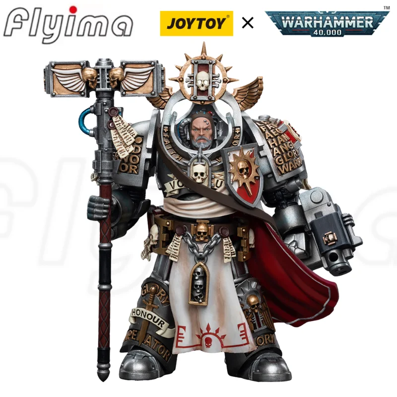 [Auf Lager] Joytoy 1/18 Action figuren 40k graue Ritter Großmeister Voldus Anime Sammlung Militär modelle versand kostenfrei