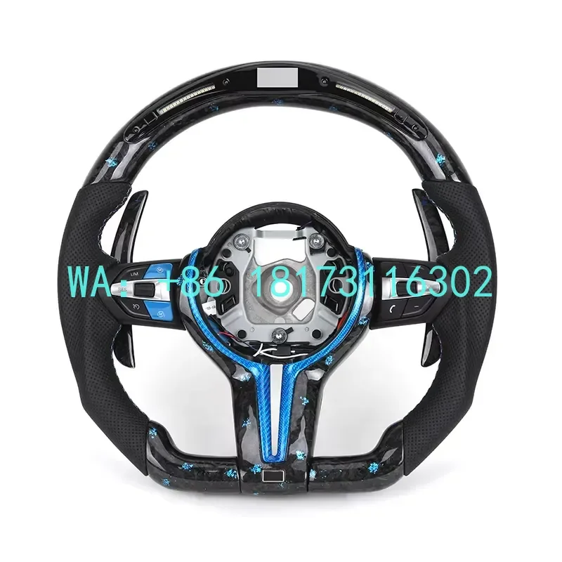 China Plant 2026 With LED Display M Performance Forged Carbon Steering Wheel F10 F20 F30 F31 F32 F36 M3 F80 M4 F82 M2 F8